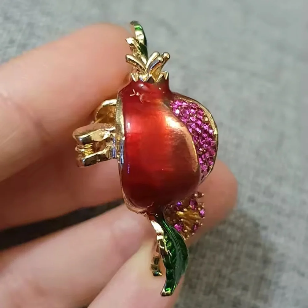 Anthropologie vibrant brooch